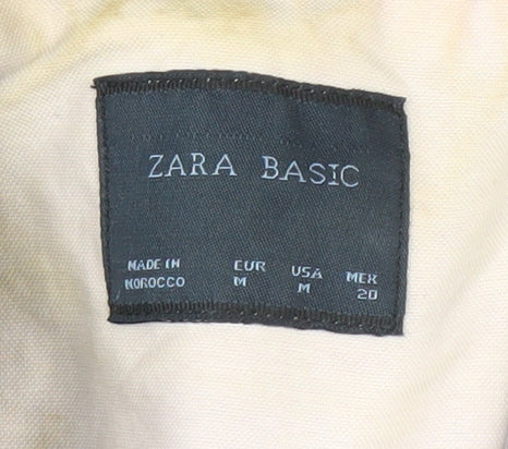 Zara Basic Women's Blue M Wool Blazer Jacket