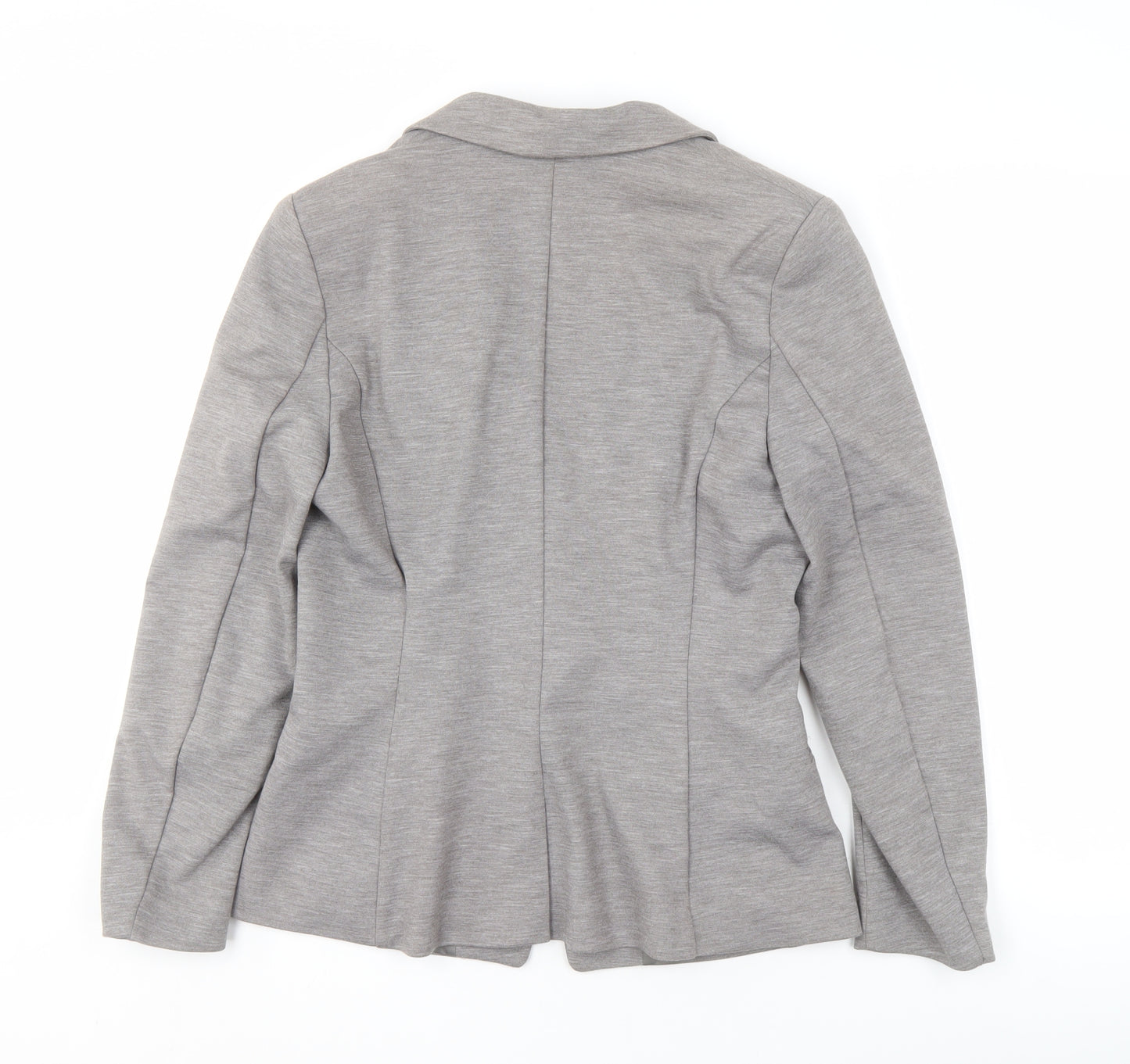 H&M Women's Grey Blazer Suit Jacket Size 12