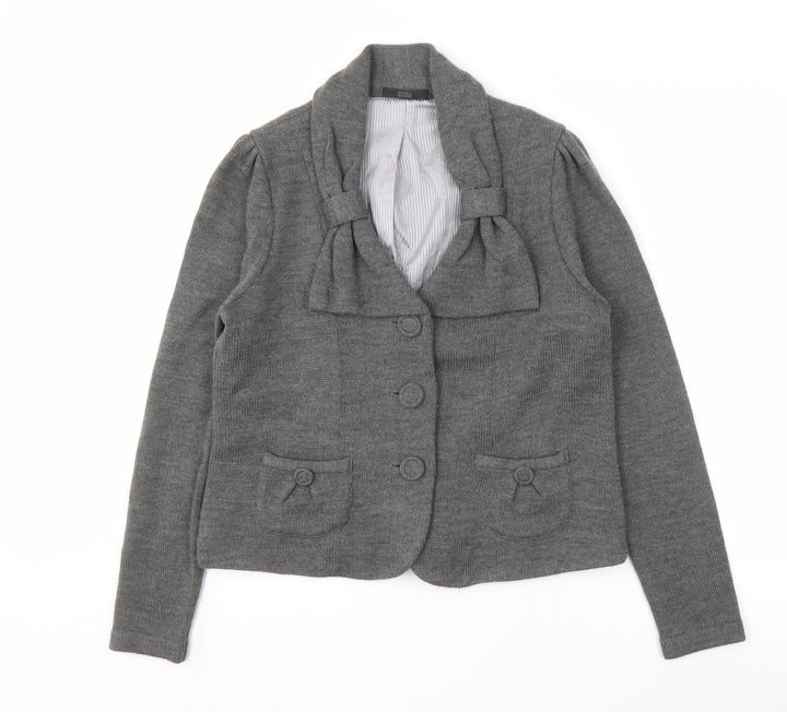 Marks and Spencer Women's Grey Cardigan, UK 14, Elegant Style