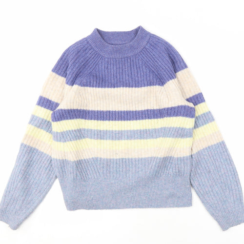 Marks and Spencer Women's Multicoloured Striped Jumper S