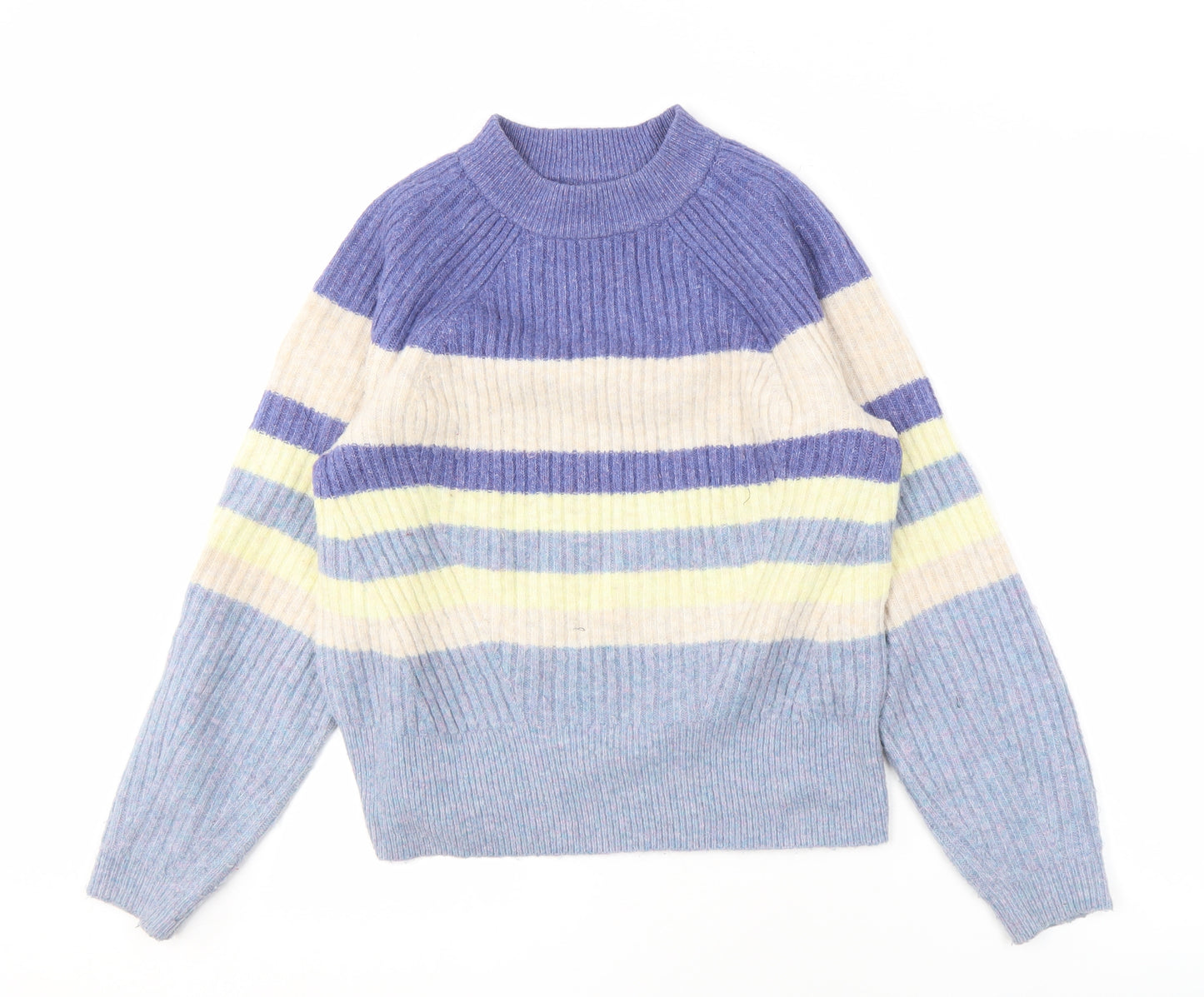 Marks and Spencer Women's Multicoloured Striped Jumper S