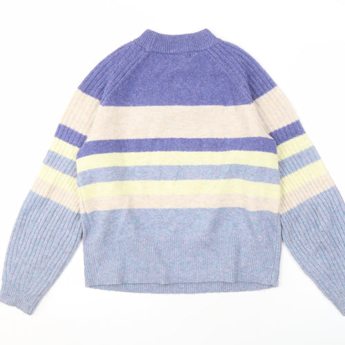 Marks and Spencer Women's Multicoloured Striped Jumper S
