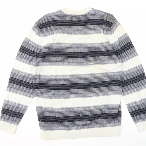 Next Men's Multicoloured XL Striped Knit Pullover Jumper