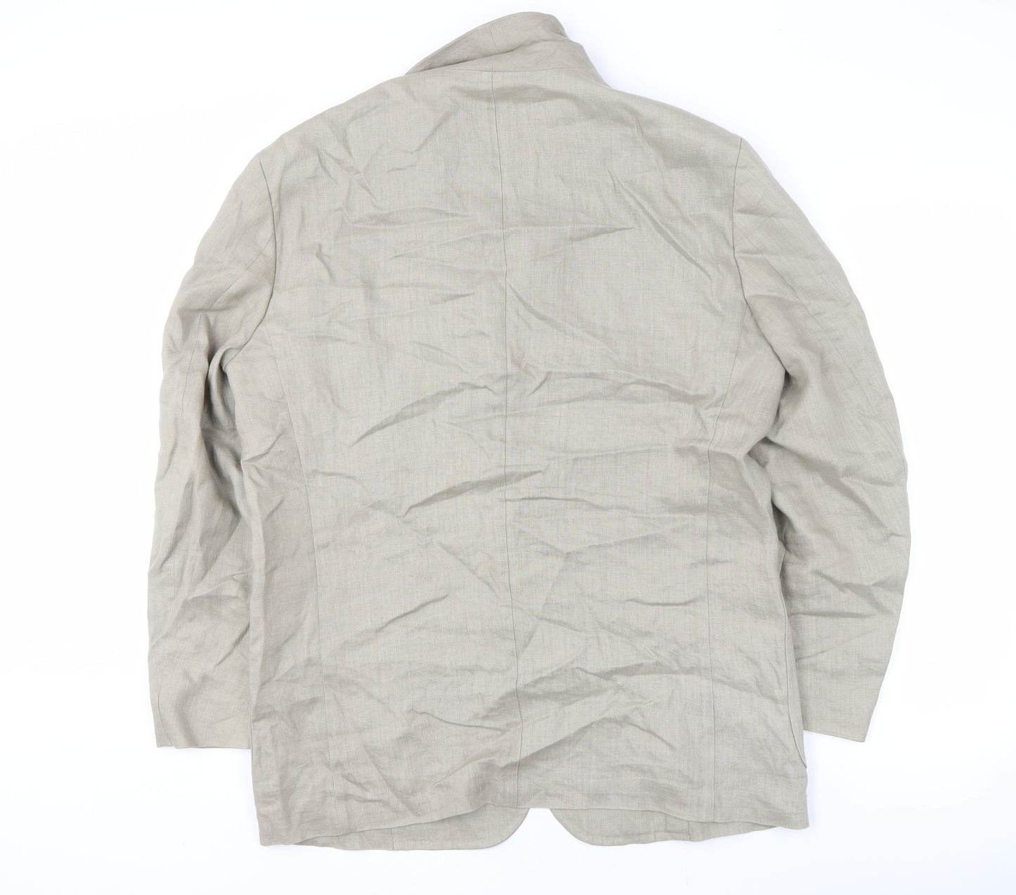 Marks and Spencer Men's Beige Blazer 38R Linen Jacket