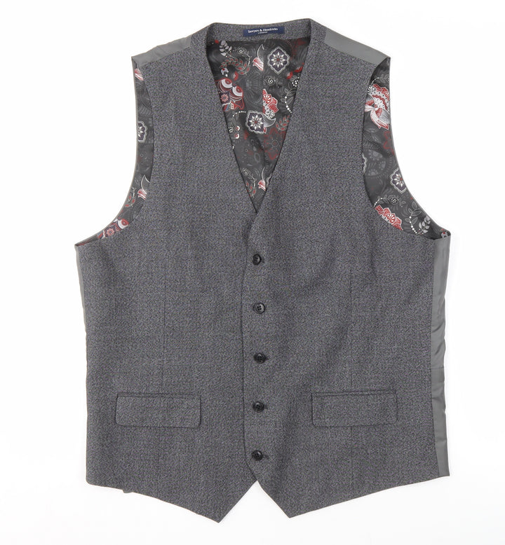 Sawyers & Hendricks Men's Grey Waistcoat 42R