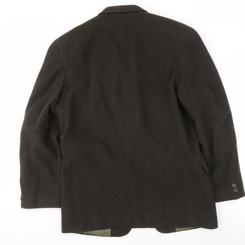 Burton Men's Brown Wool Blend Blazer - Size 40