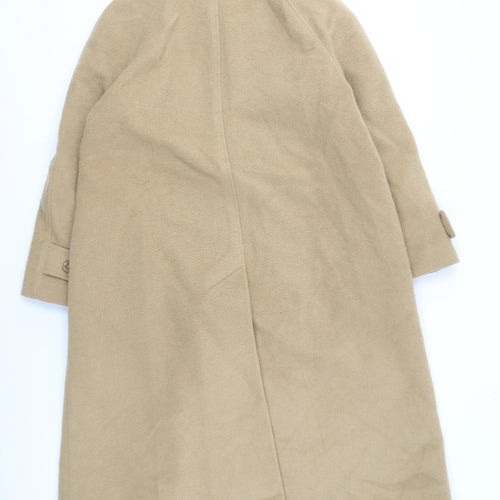 Windsmoor Women's Beige Long Wool Overcoat Size 10