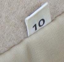 Windsmoor Women's Beige Long Wool Overcoat Size 10