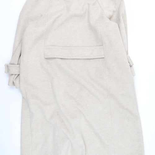 NU Studio Women's Beige Long Coat Size 12