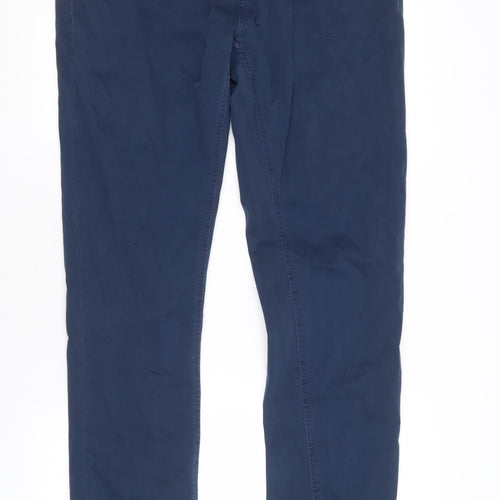 Burton Menswear London Blue Slim Fit Trousers 34