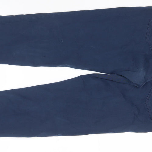 Burton Menswear London Blue Slim Fit Trousers 34