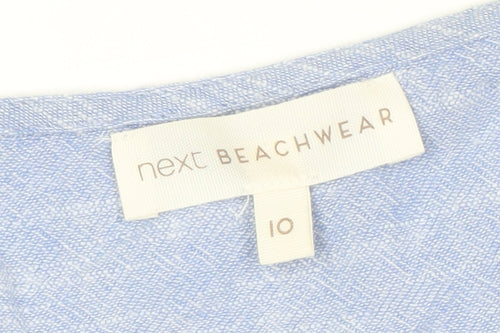 Next Blue Cotton Women's Beach Dress Size 10