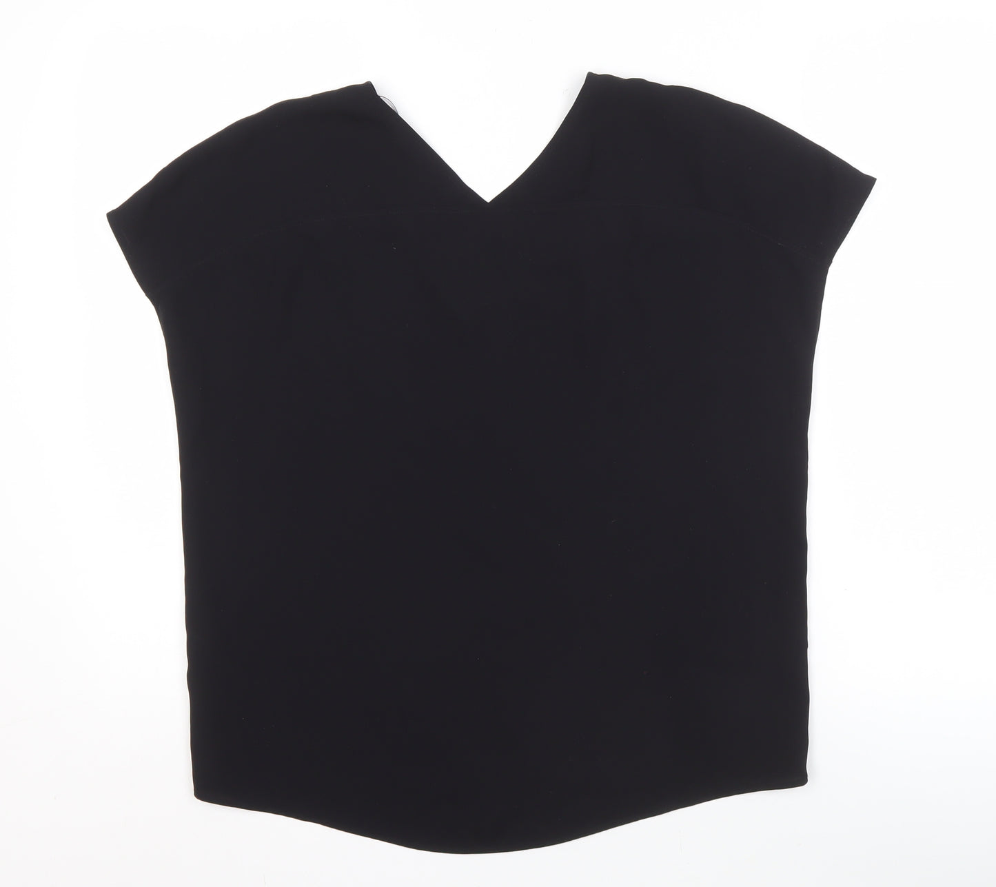 Uniqlo Women's Black XS V-Neck Basic Top