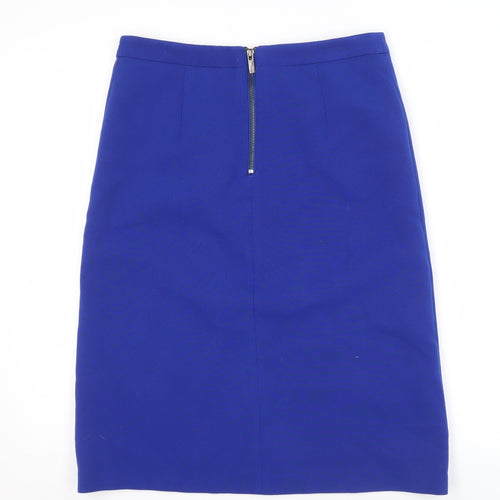 Marks and Spencer Women's Blue Pencil Skirt Size 10