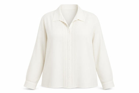 Front view of BHS Women's White Button-Up Shirt, size 20