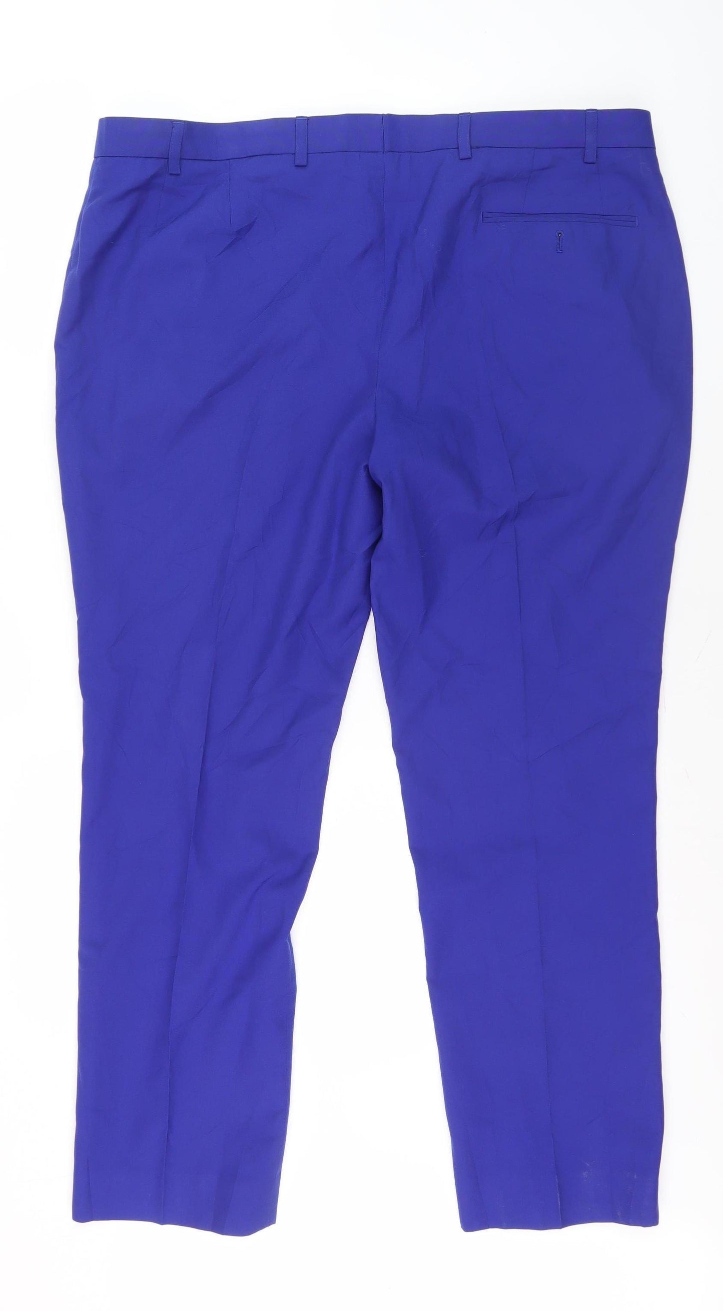 Ventura Men's Blue Slim Fit Dress Pants 38S