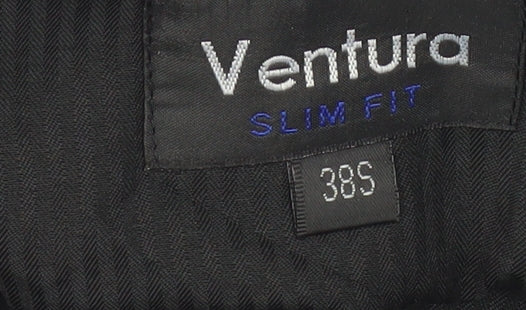 Ventura Men's Blue Slim Fit Dress Pants 38S
