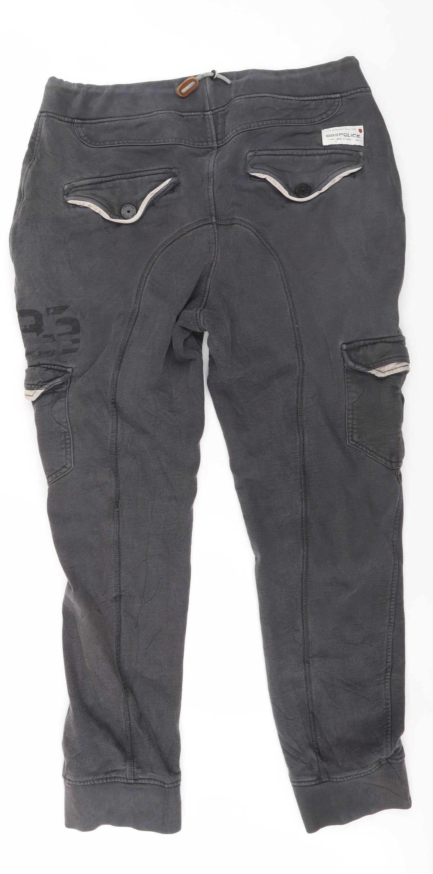 Police Men's Black Jogger Tracksuit, Size 3