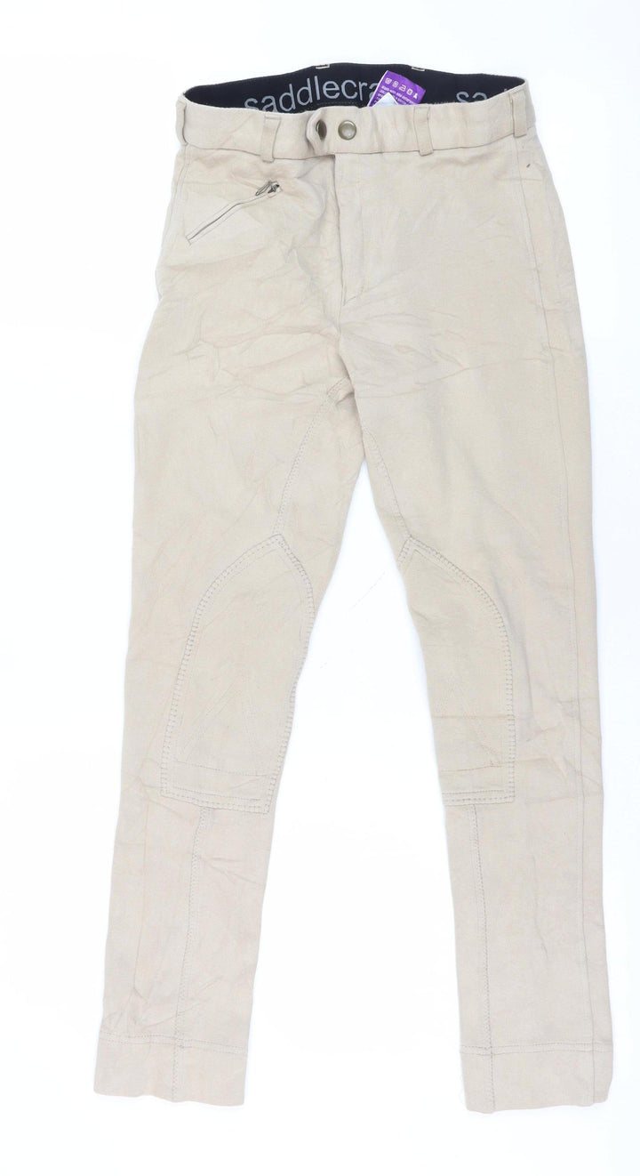 Saddlecraft Jiggy Jods Girls Beige Riding Trousers 2XS