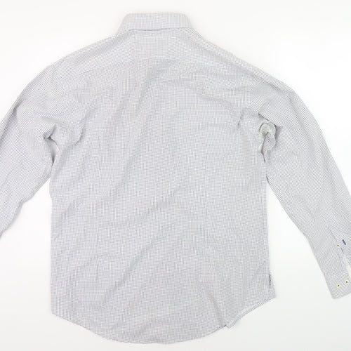 STEEL & JELLY Men's XL White Check Shirt