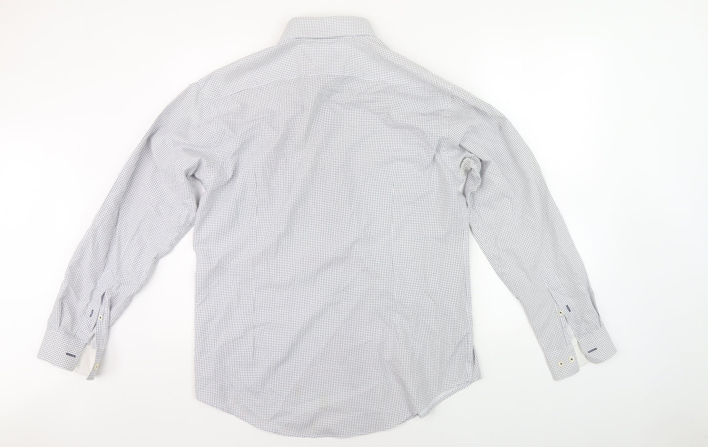 STEEL & JELLY Men's XL White Check Shirt