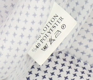 STEEL & JELLY Men's XL White Check Shirt