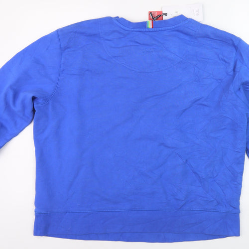 Joules Men's Blue Cotton Pullover Jumper, L, New With Tags