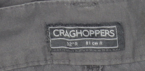 Craghoppers Men's Grey Cargo Trousers 32R Casual
