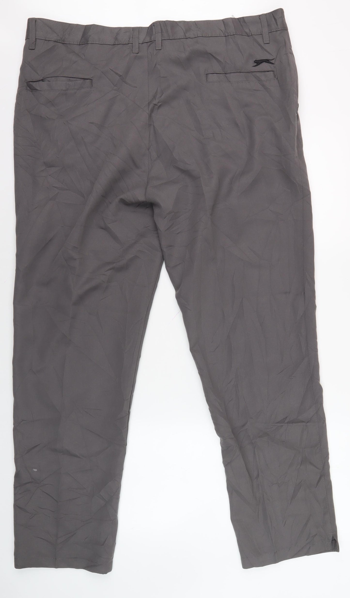 Slazenger Men's Grey Trousers Size 40W 31R