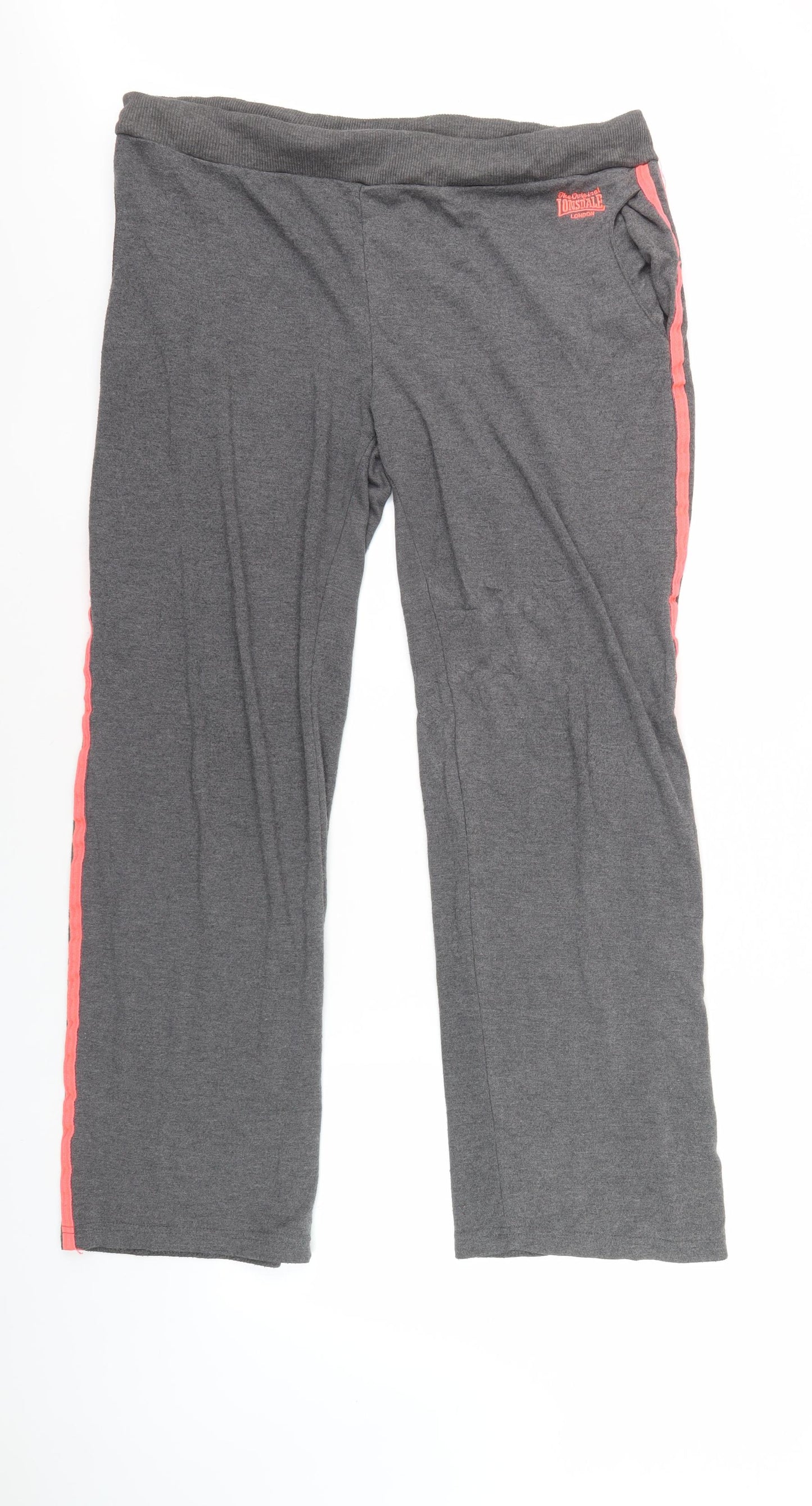 Lonsdale Women's Grey Jogger Trousers Size 16