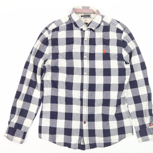 Canterbury Men's Blue Check Long Sleeve Shirt S