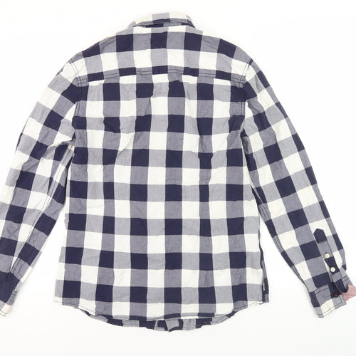 Canterbury Men's Blue Check Long Sleeve Shirt S