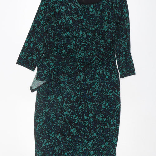 Marks and Spencer Multicoloured Pencil Dress, Size 12