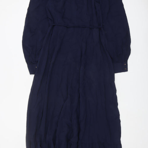 Marks and Spencer Women's Blue Long Shirt Dress