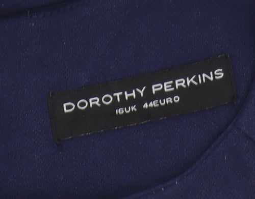 Dorothy Perkins Women's Blue Dress Size 16