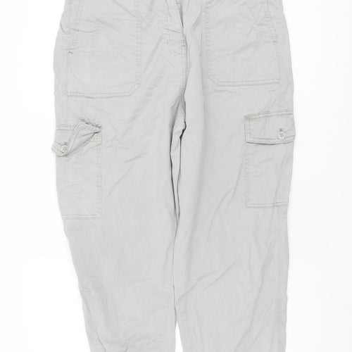Marks and Spencer Women's Grey Cargo Trousers Size 16