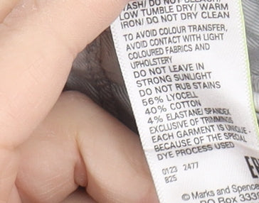 Marks and Spencer Women's Grey Cargo Trousers Size 16