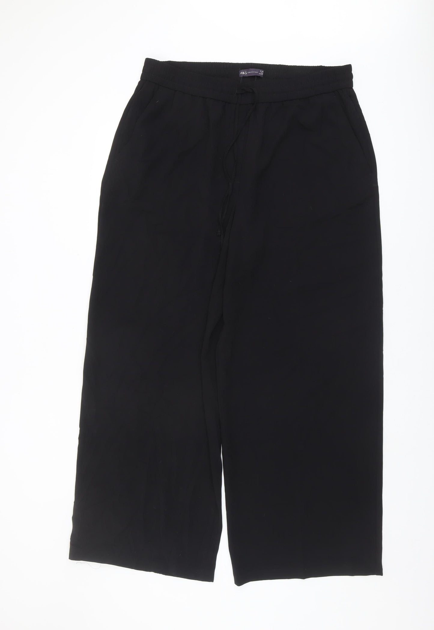 Marks and Spencer Women's Black Trousers Size 18
