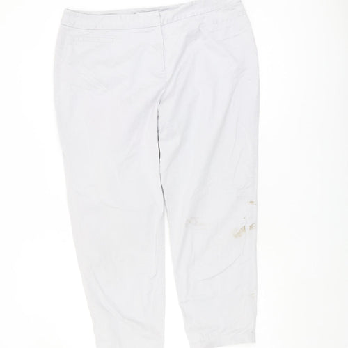 Marks and Spencer Women Grey Trousers Size 16