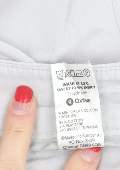 Marks and Spencer Women Grey Trousers Size 16