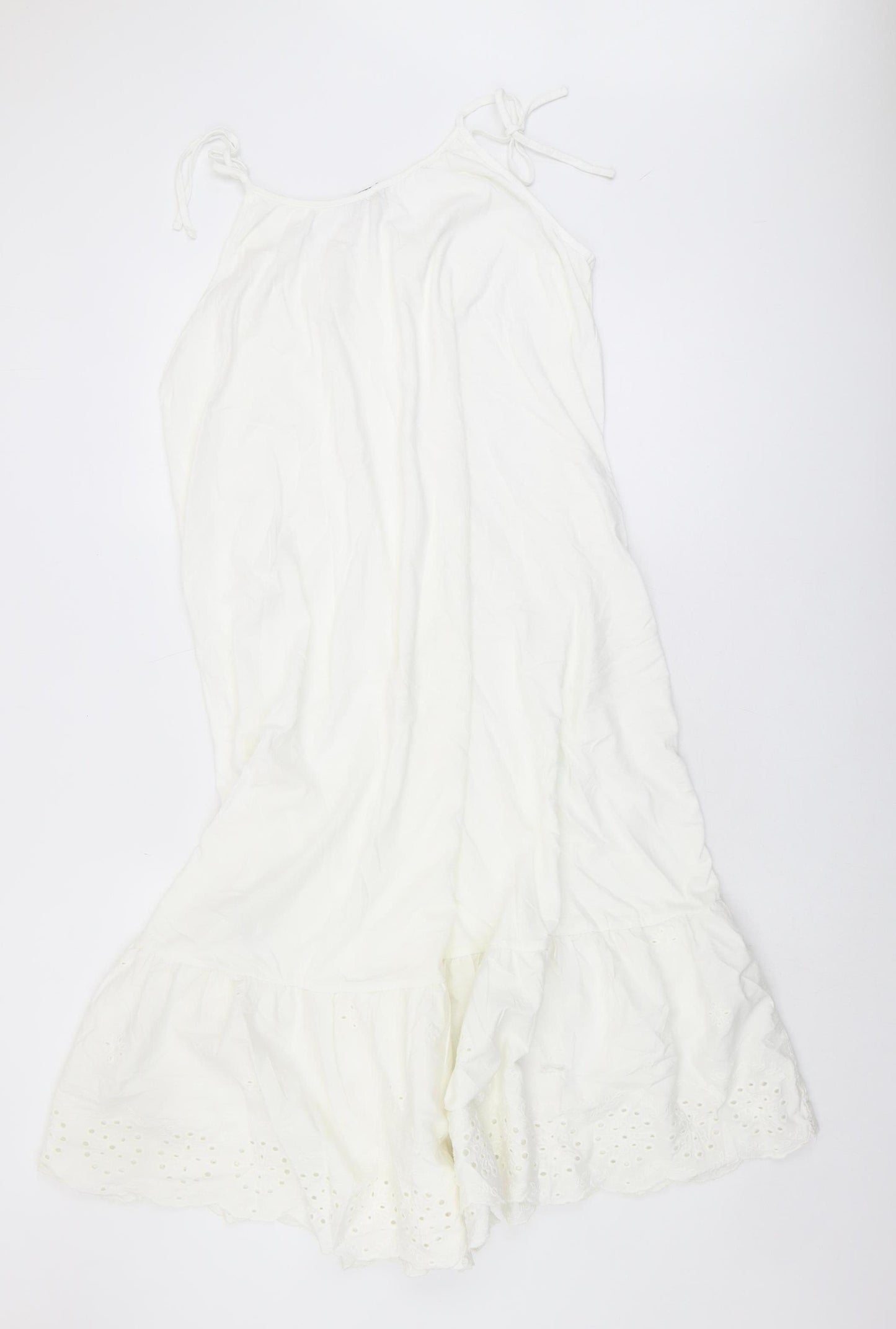 Next Women White Sleeveless Dress Size 12