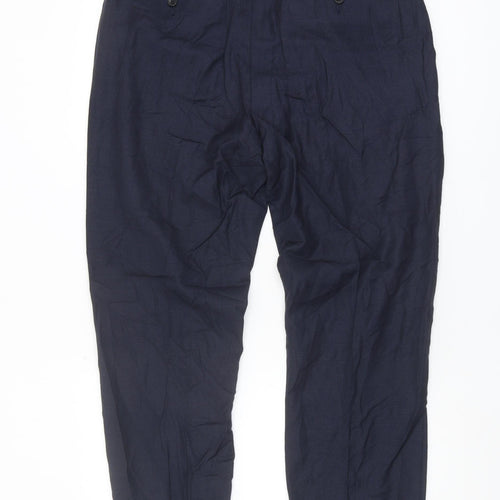 Marks and Spencer Navy Men's Dress Pants 36 SHT