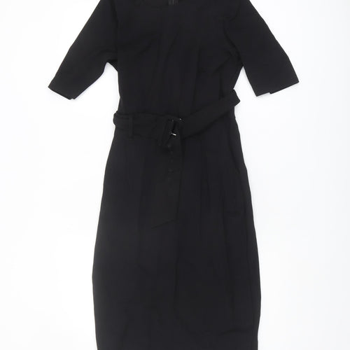 Marks and Spencer Black Sheath Dress Women Size 10