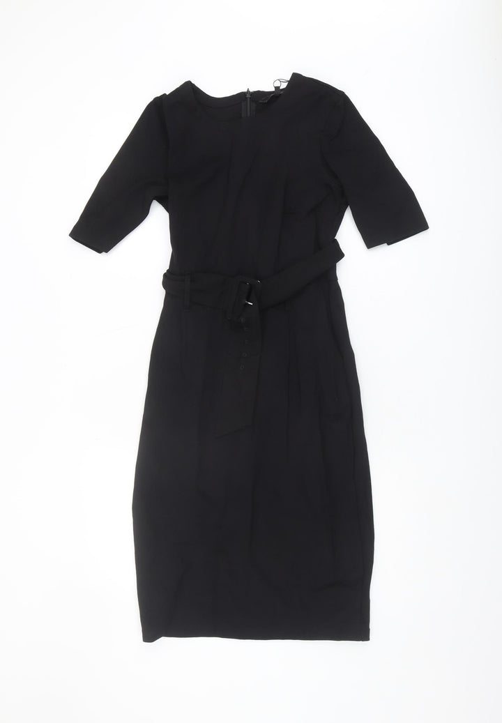 Marks and Spencer Black Sheath Dress Women Size 10