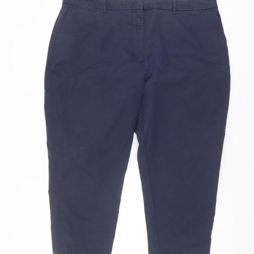 Marks and Spencer Women's Blue Trousers - Size 20