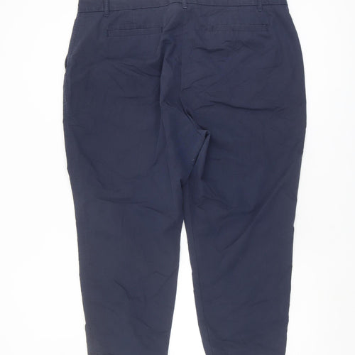 Marks and Spencer Women's Blue Trousers - Size 20