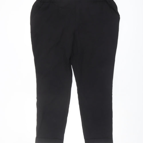Next Women's Black Straight Trousers Size 12