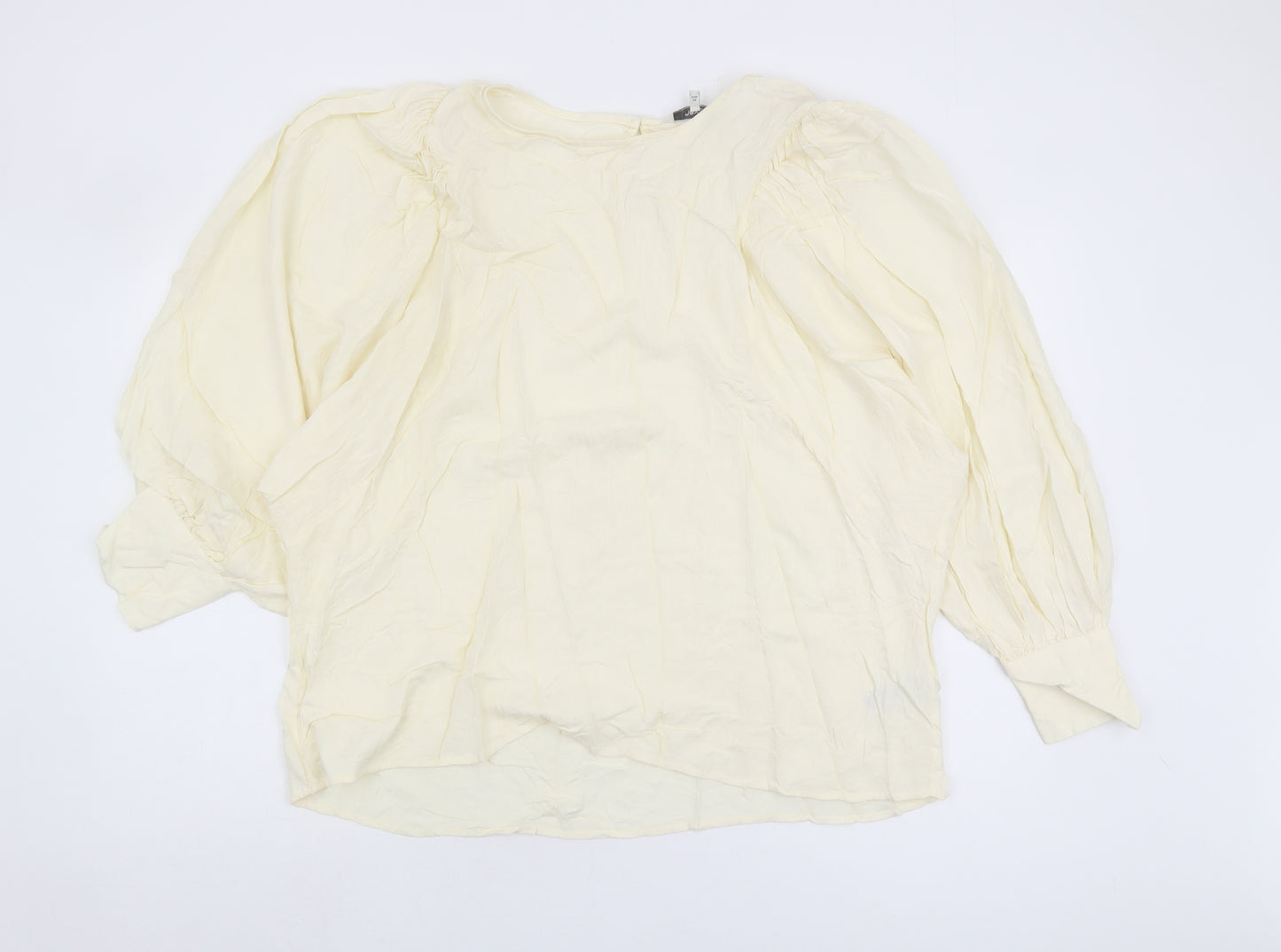 Next Women's Ivory Blouse Size 20 Relaxed Viscose