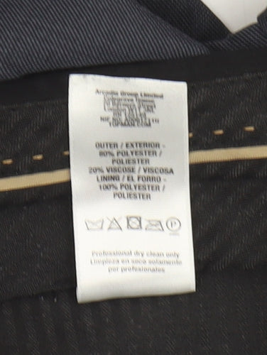 Topman Black Men's Dress Pants Size 32