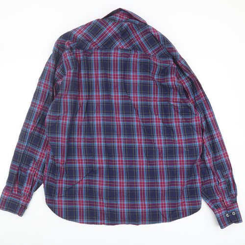 Marks and Spencer Men's Multicoloured Plaid XL Shirt